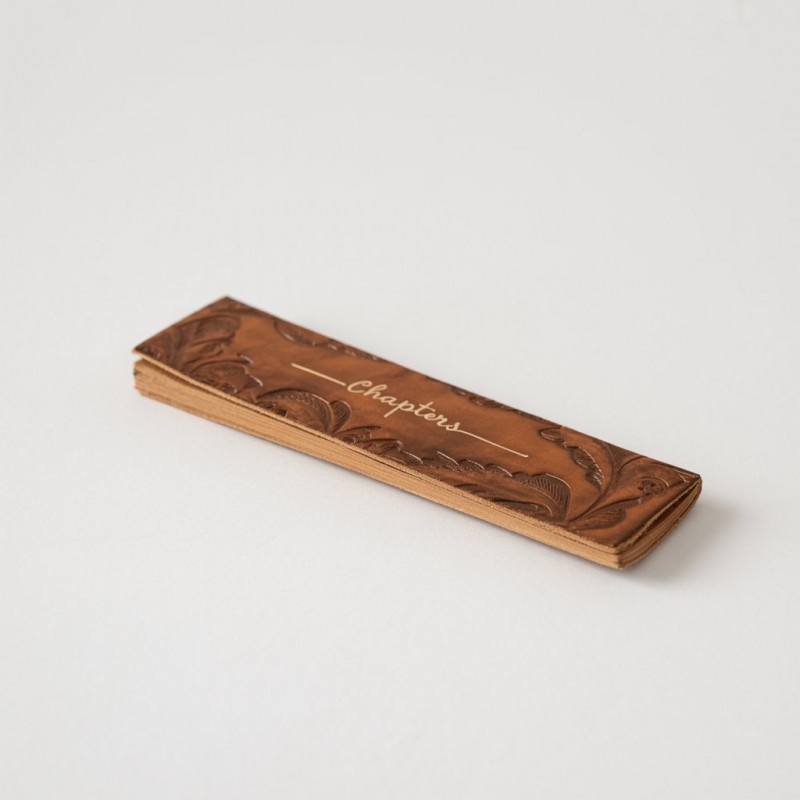 Marcapáginas de Cuero Personalizable