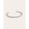 Pulsera tipo trigo de plata