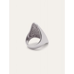 Anillo de acero estilo hippie