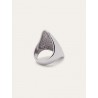 Anillo de acero estilo hippie